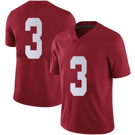 Alabama Crimson Tide Men's Xavier Williams #9 No Name Crimson NCAA Nike Authentic Stitched College Football Jersey YI16I26CX